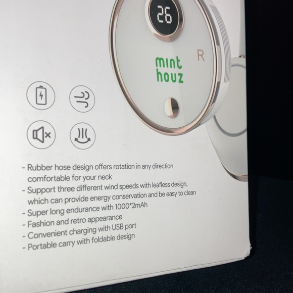 Neck Cooler Fan w/ G2 Digital Display NIB - Picture 4 of 4